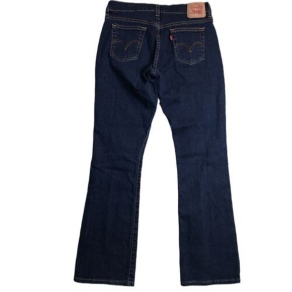 Levis Strauss 515 Womens Boot Cut Jeans Size 6M Stretch Denim Blue 31x32 - Picture 2 of 11